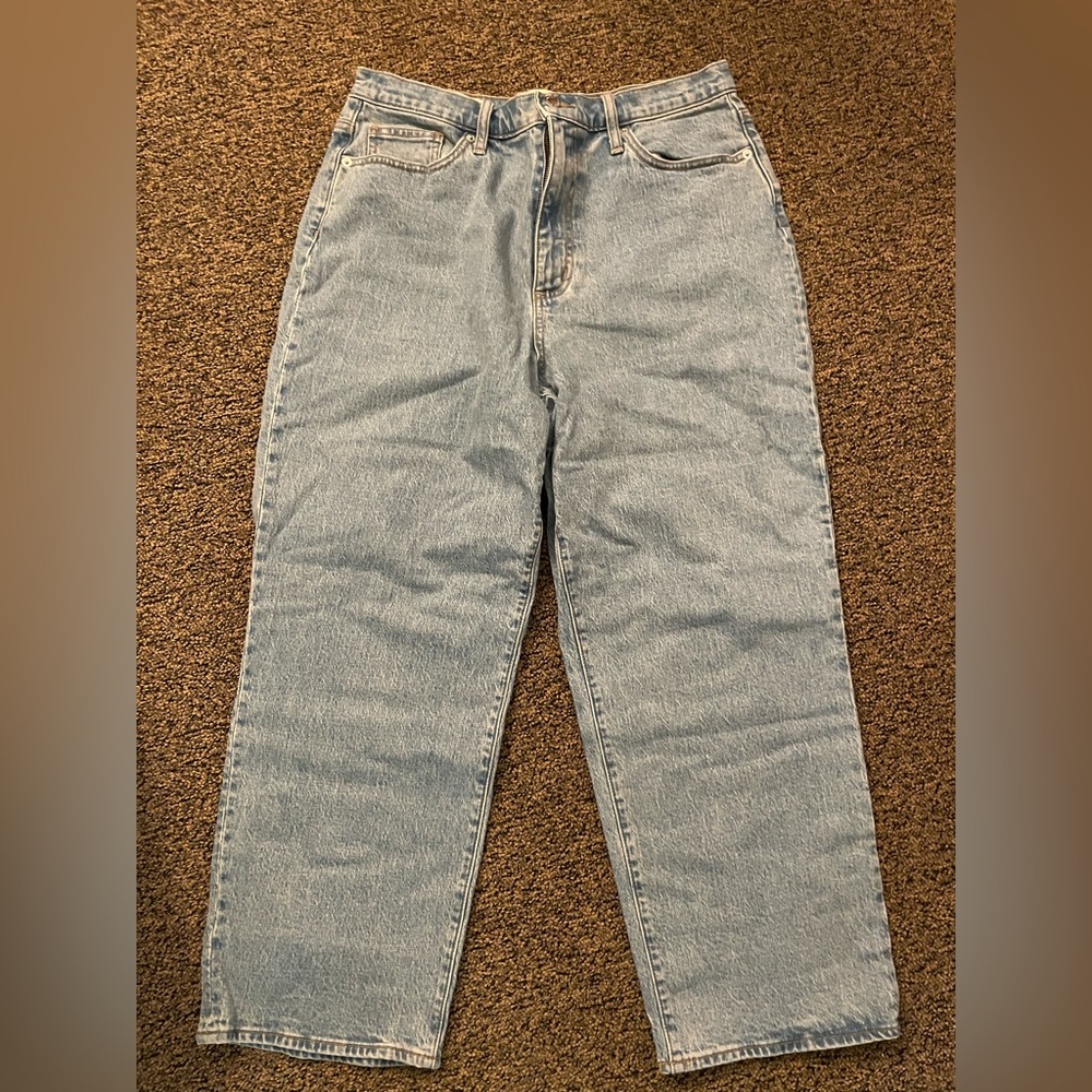 vintage straight denim pants